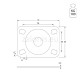 HEAVY DUTY ROTATING CASTER WITH BRAKE D.50 HEAVY DUTY CASTER WHEELS / 70-200Kg